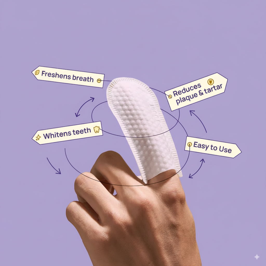 Furaqua Pets Dental Finger Wipes