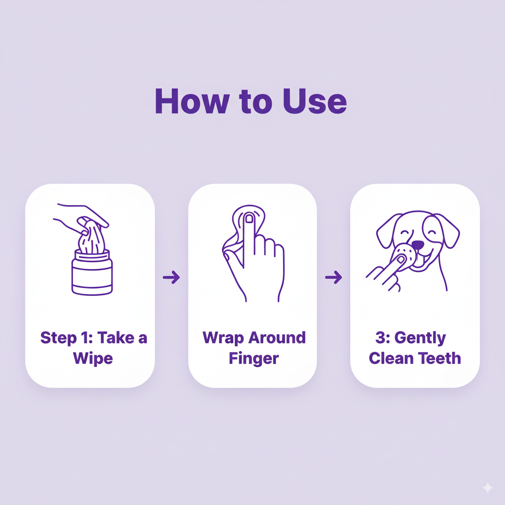 Furaqua Pets Dental Finger Wipes