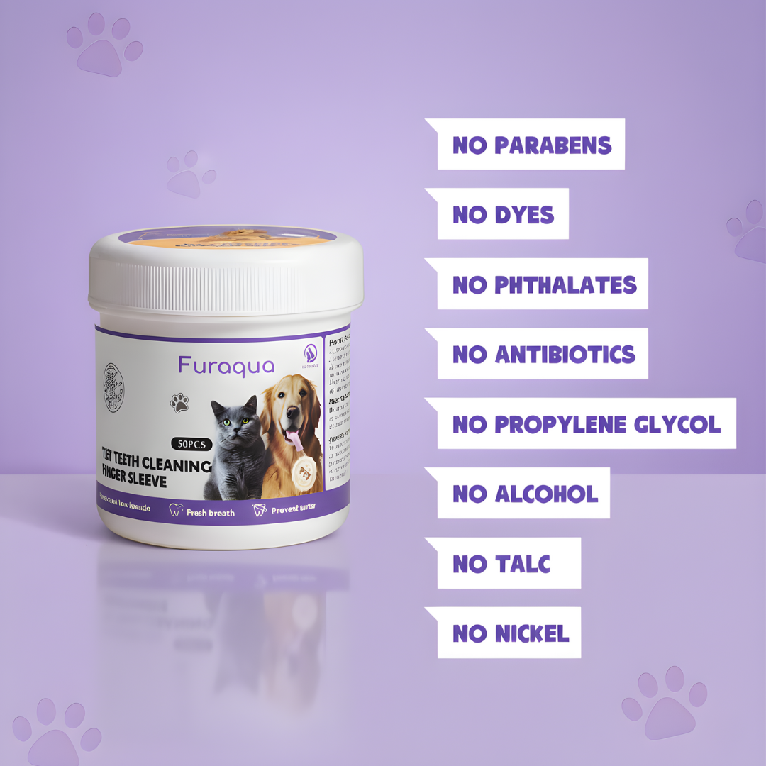 Furaqua Pets Dental Finger Wipes