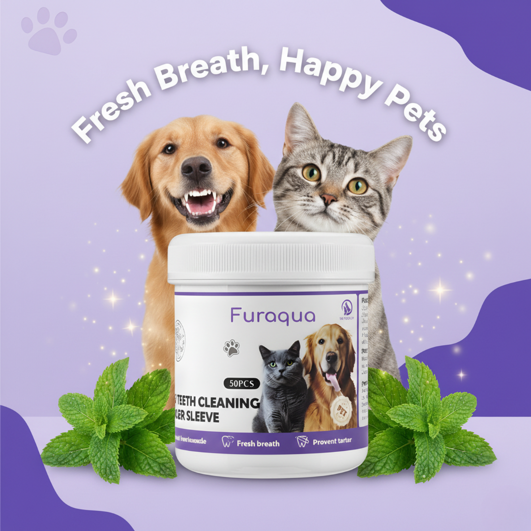 Furaqua Pets Dental Finger Wipes