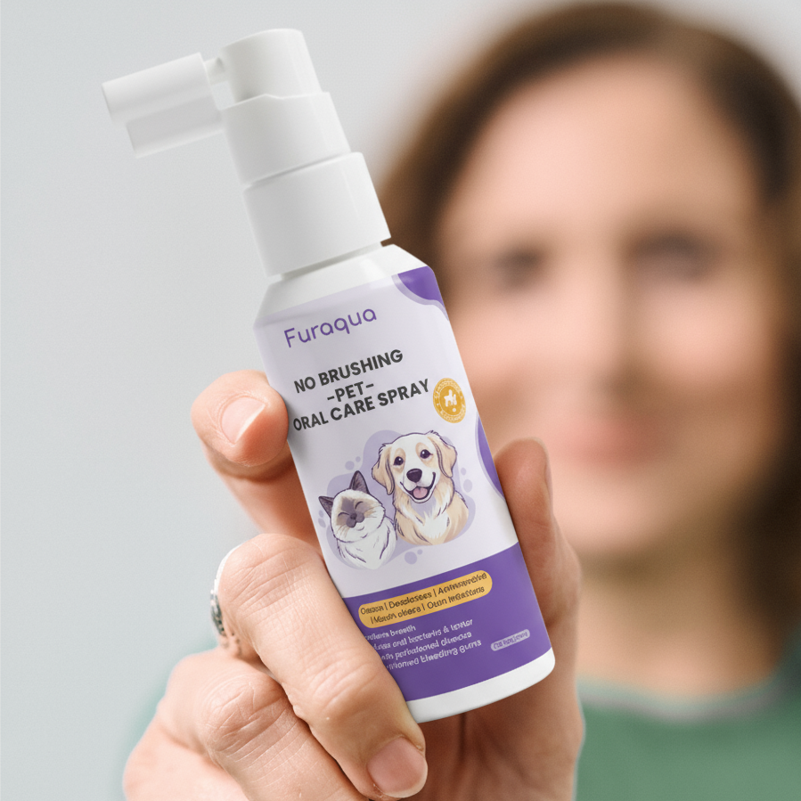 Dental Pet Spray by Furaqua || Veterinarian Recommended 🏆
