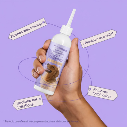 Furaqua Anti-itch & Antimicrobial Pet Ear Rinse