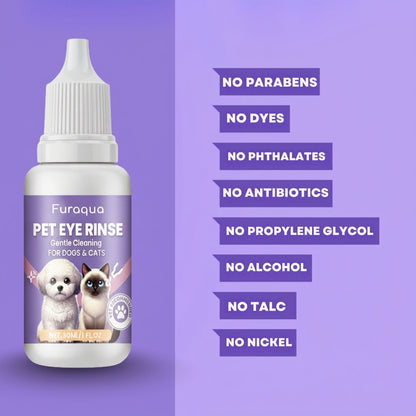 Furaqua Gentle Antimicrobial Pet Eye Rinse