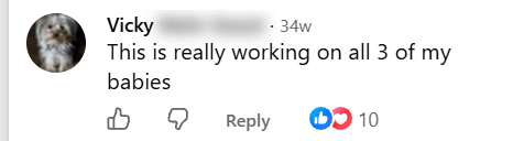 Facebook comment from a Furaqua customer