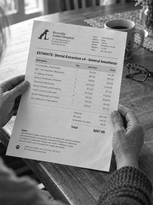 Expensive vet dental bill