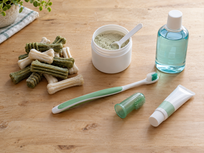 Dental chews, powders, water additives and brushes that did not work